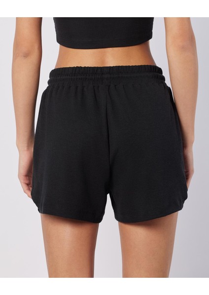 Leda Short Kadın Siyah Regular Fit Şort