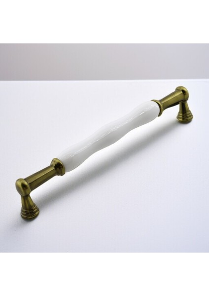 Anav Porselen Antik Sarı Kulp 192 mm Mobilya Çekmece Mutfak Dolabı Dolap Kapak Kulplar Kulb Kulpu modelleri