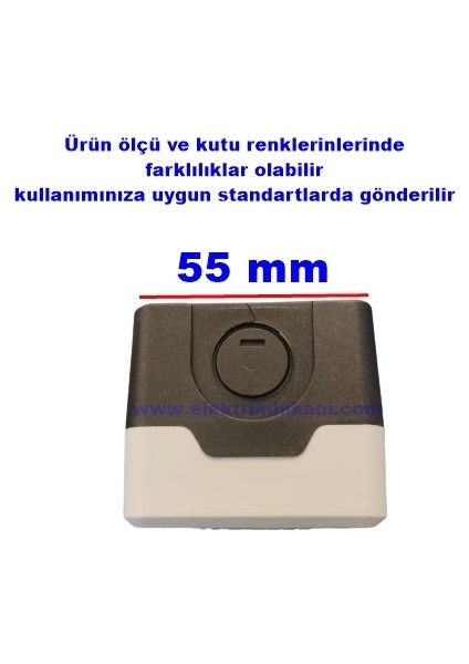 1li Boş Buton Kutusu Sarı/gri (Etanj Tekli Buton Kutusu) fırsatları