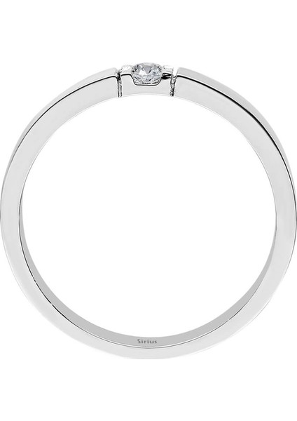 F Renk 0,08 Karat Pırlanta Tektaş Yüzük 0402R0020 modelleri