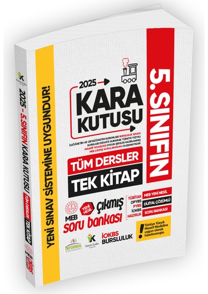 2025 5.Sınıf YENİ SİSTEM İOKBS BURSLULUK ALTIN PAKET Deneme Seti ve Çıkmış Soru Bankası Çözümlü