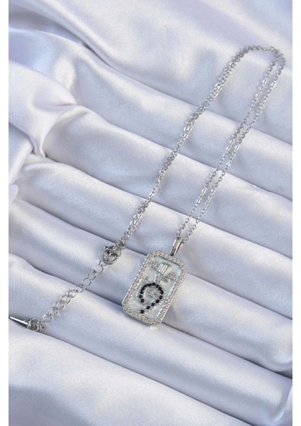 316L Çelik Zincir Gümüş Renk Zirkon Taşlı Minimal Papatya Figürlü Tarot Kolye fiyatları