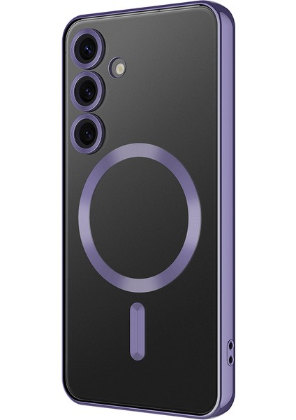 Samsung Galaxy S24 Fe Kılıf Kamera Korumalı ve Logo Detaylı Luminara Silikon Case