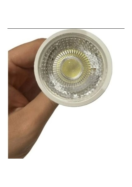 Çanak LED Spot Ampul 7W GU10 Kırmızı (Starter Duylu)
