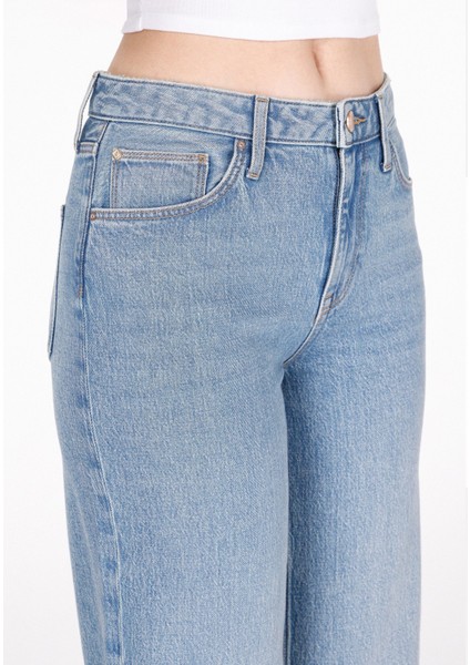 970 Berry Regular Fit Kadın Mavi Jean Pantolon CL1073221