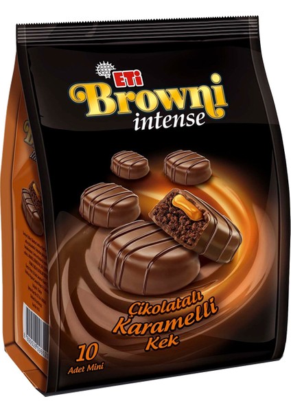 Browni İntense Mini Karamelli 160 gr x 4 Adet