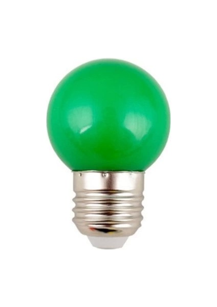 Yeşil 1W Ledli Gece Lambası E-27 Duylu