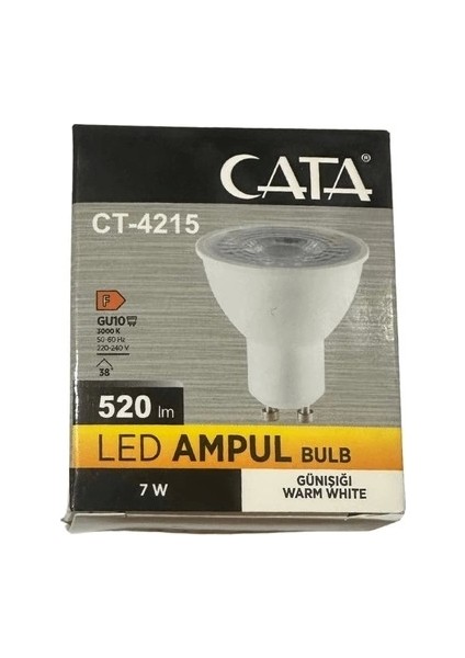 Çanak LED Spot Ampul 7W GU10 3000K Günışığı (Starter Duylu) fiyatları