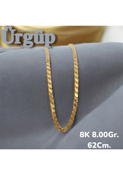 8 Ayar 8.00 Gram Altın Pullu Zincir