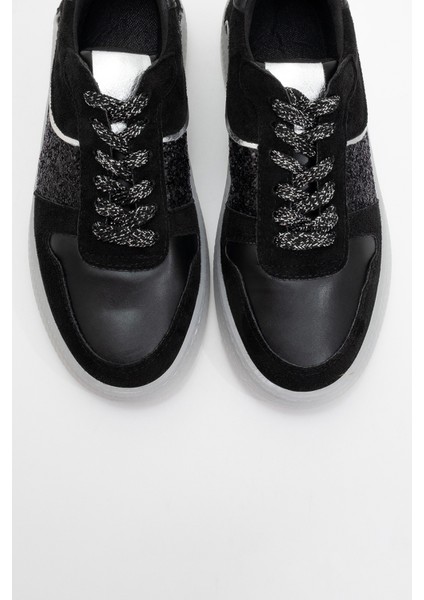 Felipe Siyah Cam Kırığı Kadın Spor Ayakkabı fiyatları