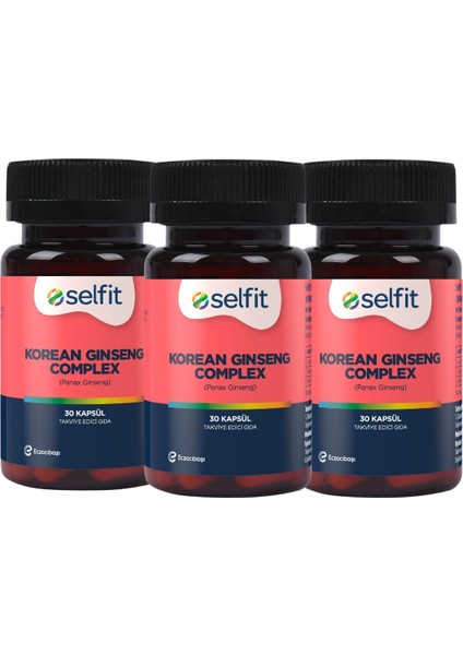 Korean Ginseng Complex 30 Kapsül x 3 Adet