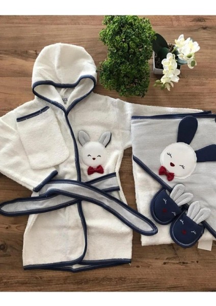 Kulaklı Tavşanlı Bebek Bornoz Seti fiyatları
