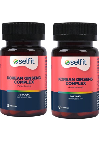 Korean Ginseng Complex 30 Kapsül x 2 Adet