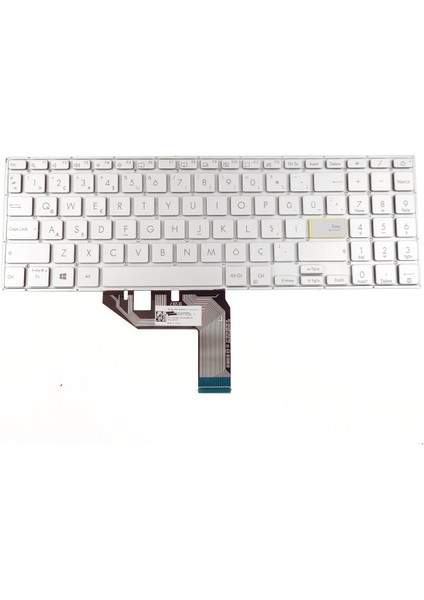 Asus Vivobook M513UA X513 Notebook Klavye Gri Işıklı