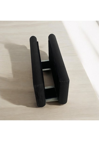 Dikey Laptop Tutucu Ahşap, Notebook Standı, Ahşap Laptop Tutucu, Macbook Standı - Siyah