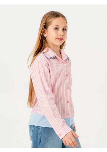 Kız Çocuk Çift Yakalı Gömlek 3152 fiyatları