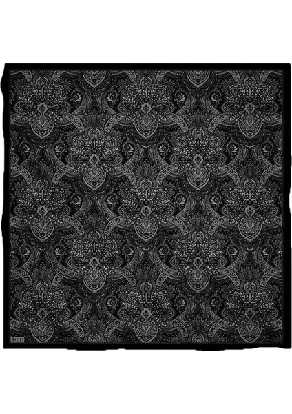 Siyah Ed Scarf Art Collection Vibrania Eşarp
