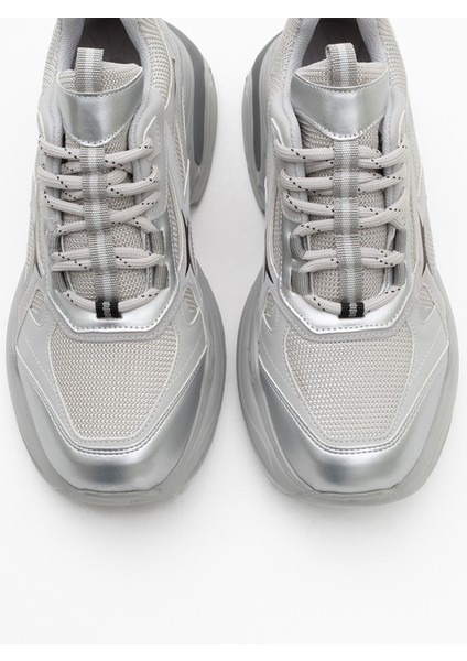 Marron Gümüş Gri Kadın Spor Sneakers fiyatları