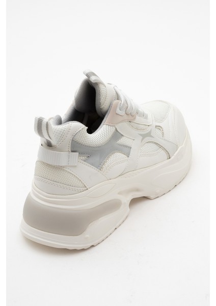 Marron Beyaz Kadın Spor Sneakers