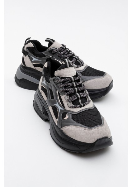 Marron Buz Siyah Kadın Spor Sneakers