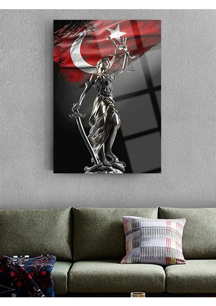 Avukat Ofisine Hediye Themis Heykeli Adalet Heykeli Kırılmaz Cam Tablo Ev Ofis Iş Yeri Hediryesi fırsatları