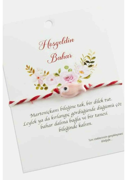 Pembe Balık Bahar Bileklik