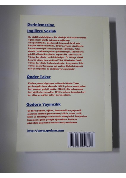 Derinlemesine Ingilizce Sözlük