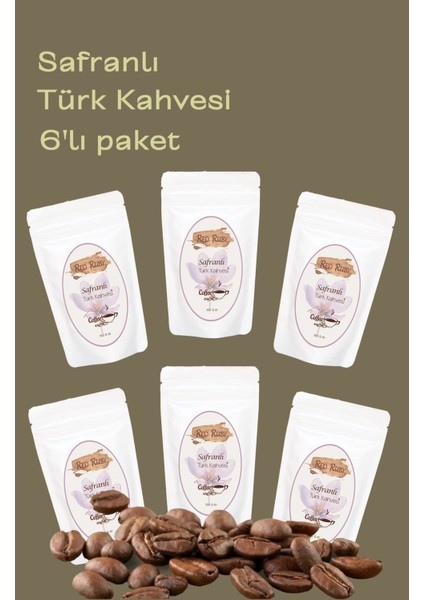 Safranlı Türk Kahvesi 6'lı Paket