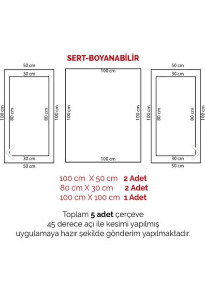 Boyanabilir Dekoratif Hazır Kesi mli Duvar Çıtası fiyatları