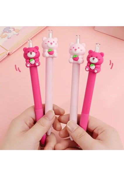 2 Adet Strawberry Bear 0,7 Uçlu Versatil Kalem