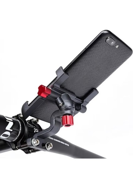 Titanyum Stili Alüminyum Alaşımlı Bisiklet Telefon Tutacağı SJJ-299B Kaymaz Alüminyum Alaşım Cep Telefonu Tutucu Için Xiaomi M365 Max G30 Elektrikli Scooter Bisiklet Bisiklet Aksesuarları Tutun fiyatları