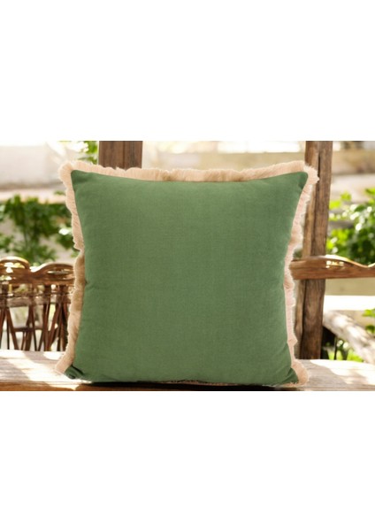 Mofhomecollection Saçaklı Kırlent Kılıfı