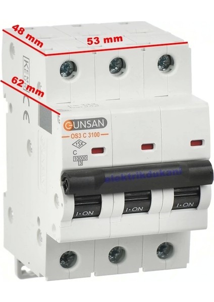 3X40A 10KA C Tip 3p Otomat Valta fiyatları