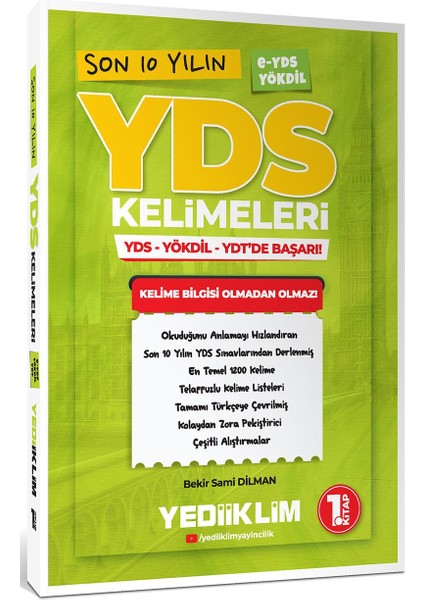 Son 10 Yılın Yds Kelimeleri 1.kitap