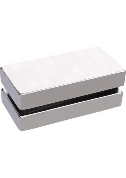 1 Adet 60X25X10 mm Güçlü Neodyum Mıknatıs, Köşeli Magnet, N35 Kalite