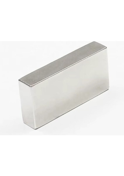 1 Adet 60X25X10 mm Güçlü Neodyum Mıknatıs, Köşeli Magnet, N35 Kalite