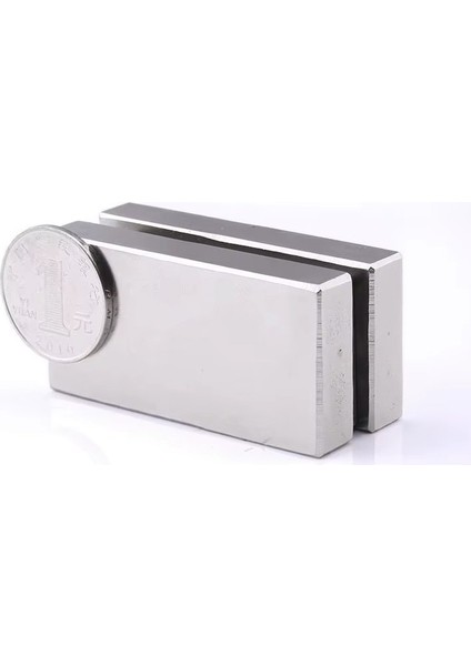 1 Adet 60X25X10 mm Güçlü Neodyum Mıknatıs, Köşeli Magnet, N35 Kalite