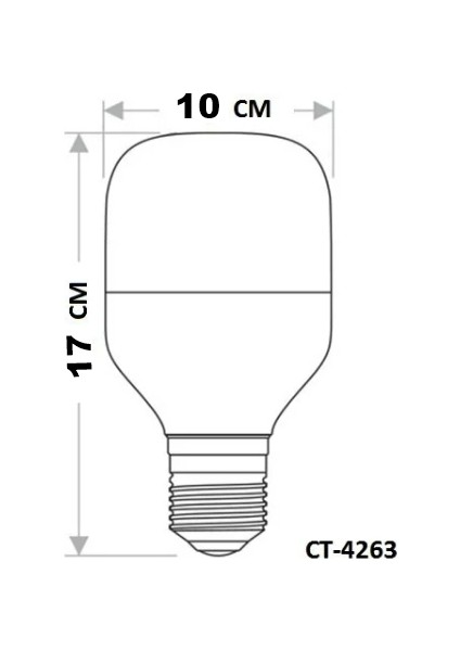 35W E-27 Torch LED Ampul Bulb 6500K Beyaz Işık