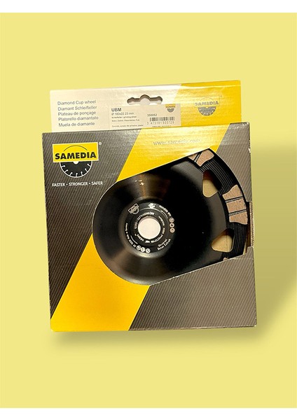 Samedıa 180 mm Beton Taşlama Diski 350052 Master Ubm 180X22,23 Çanak Taş