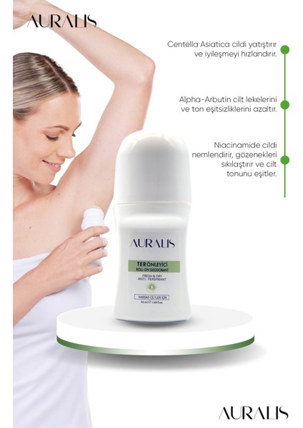 Beyazlatıcı Etkili Roll-on Antiperspirant 50ml