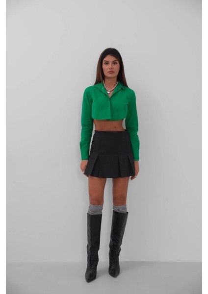 Anşet Detay Crop Gömlek