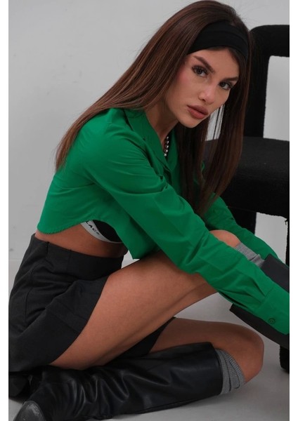Anşet Detay Crop Gömlek