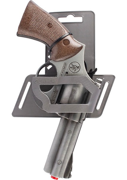 12 Li Kapsül Tabancası Vıp Kalite Revolver Gun Metal Kapsül Tabancası Oyuncak Tabanca Kılıflı Model