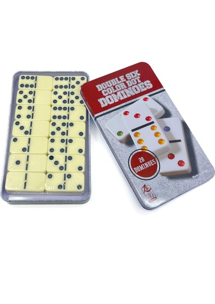 Metal Kutulu Domino 28 Parça Set modelleri