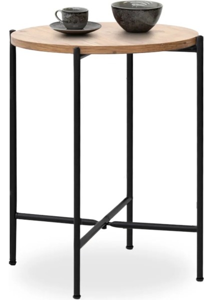 Yuvarlak Yan Sehpa-Orta Sehpa-Zigon Sehpa 60 x 60 x 60 fiyatları