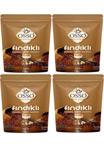Fındıklı Dibek Kahvesi 4 x 200 gr
