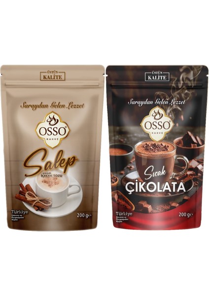 Salep ve Sıcak Çikolata 2'li Set