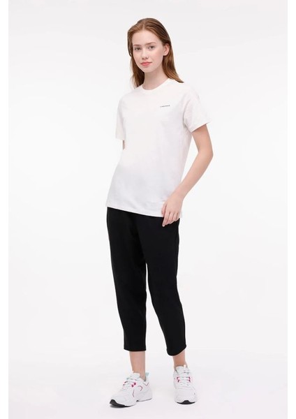 Wb C Neck 11CT122 5fx Kadın Ekru Tişört 101931626