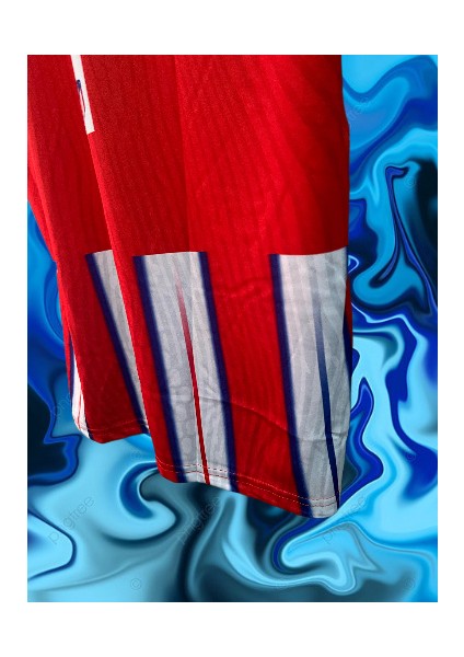 Unisex Kırmızı Beyaz 2024/25 Sezonu Griezmann 7 Numara Forma modelleri