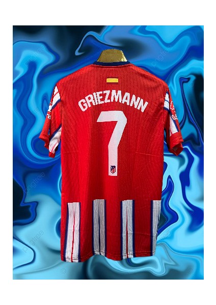 Unisex Kırmızı Beyaz 2024/25 Sezonu Griezmann 7 Numara Forma fırsatları